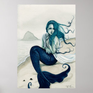 Póster Poster de sirena de viento