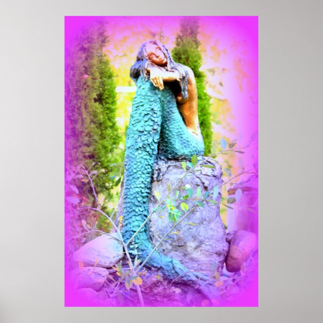 Póster poster de sirena soñadora (Frente)