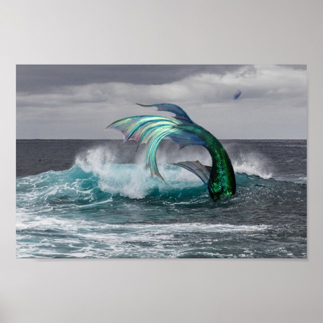Póster Poster de Sirena y el Mar (Frente)