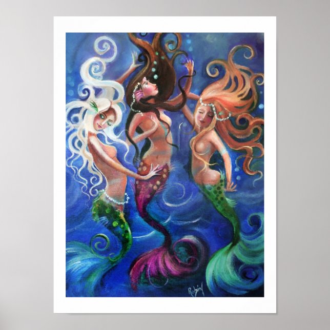 Póster Poster de Sirenas de Baile (Frente)