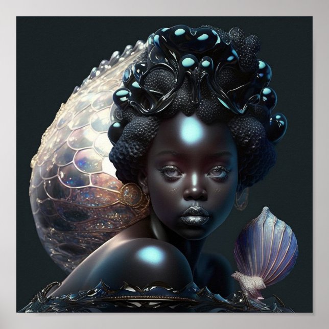 Póster poster de 'Sirenita negra 3' (Frente)