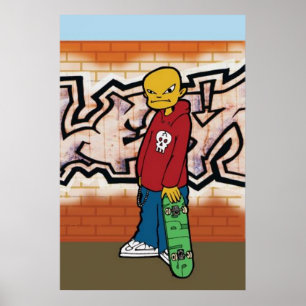 Póster Poster de Skaters Alley