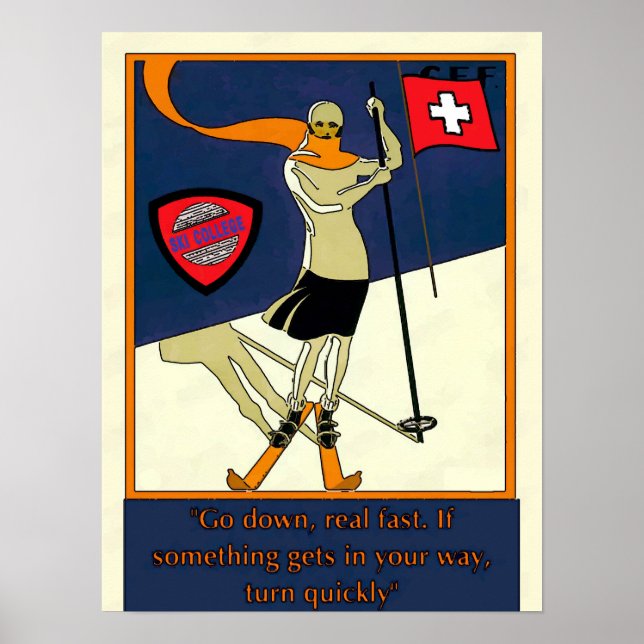 Póster Poster de Ski College (Frente)