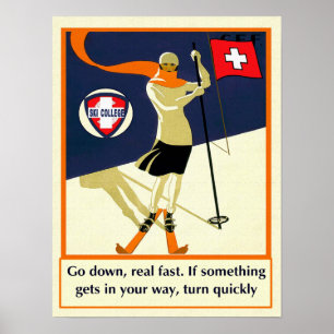 Póster Poster de Ski College dos