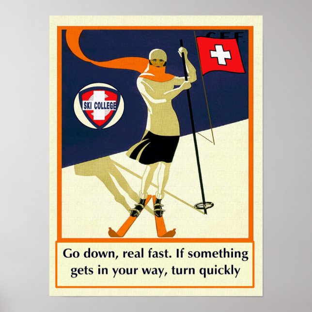 Póster Poster de Ski College dos (Frente)