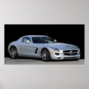 Póster Poster DE SLS AMG COUPE