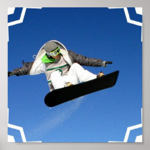 Póster Poster de snowboard de Big Air