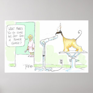 Póster Poster de sobrecarga eléctrica