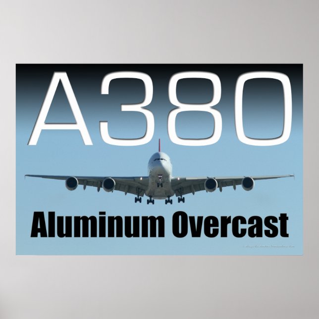Póster Poster de sobrefundición de aluminio A380 (Frente)