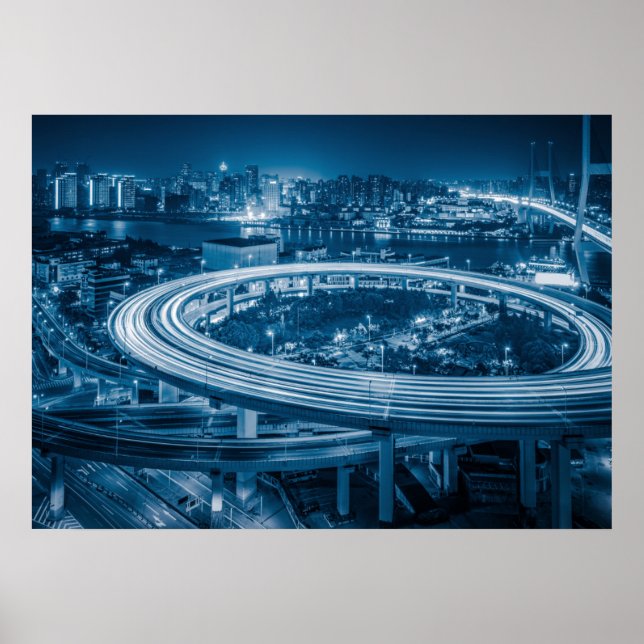 Póster Poster de sobrepaso de Shanghai 3 (Frente)