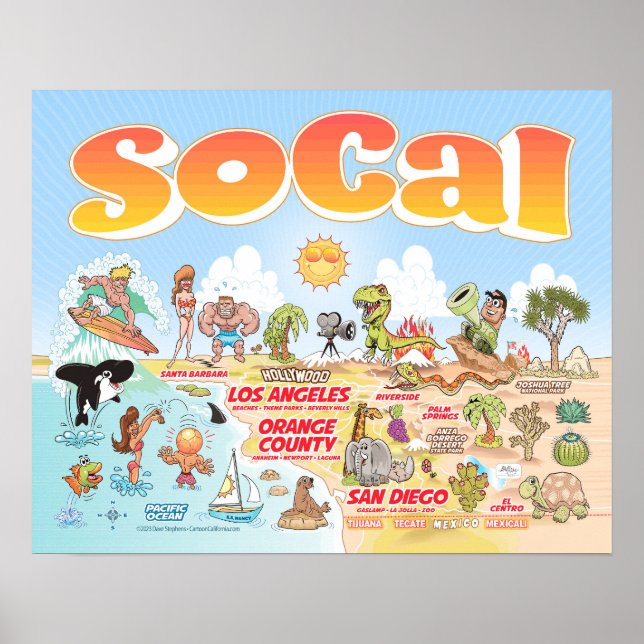 Póster Poster de SoCal (Frente)