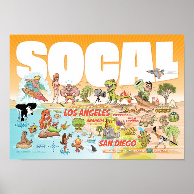 Póster Poster de SoCal (Frente)