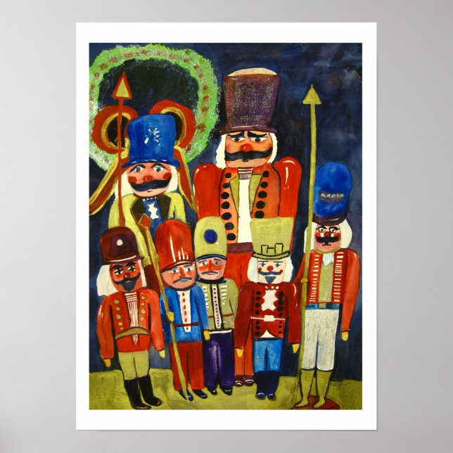 Póster Poster de soldados de juguetes (Frente)