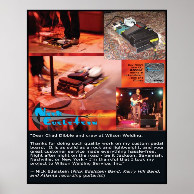 Póster Poster de soldadura Wilson (Frente)