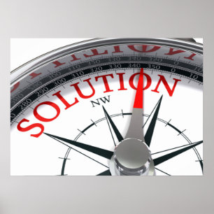 Póster Poster de soluciones