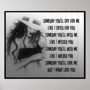 Póster Poster de Someday