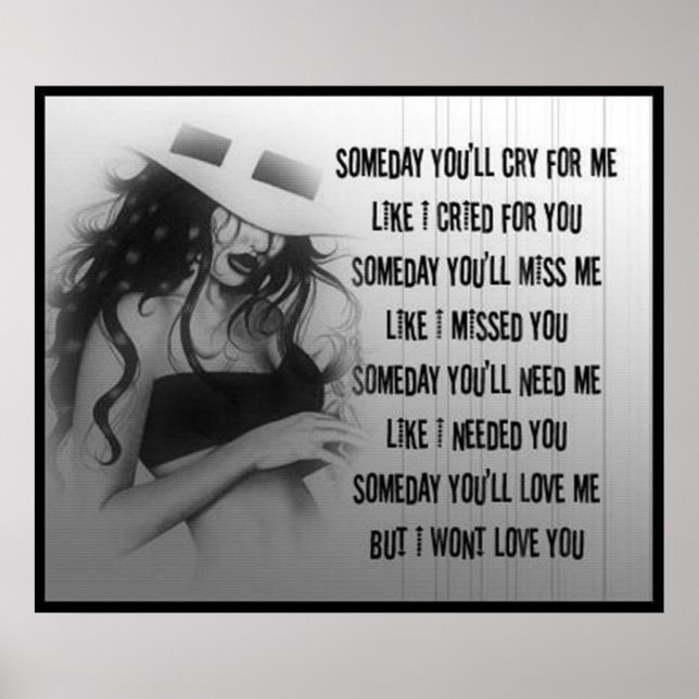 Póster Poster de Someday (Frente)