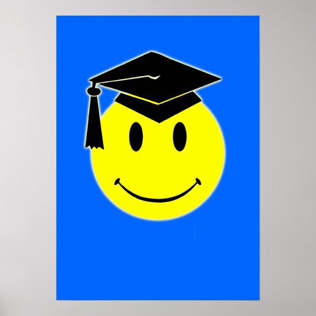 Póster Poster de sonrisa de graduación (Frente)