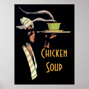 Póster Poster de sopa de cocina
