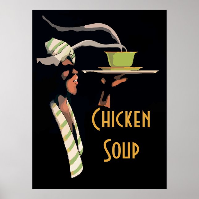 Póster Poster de sopa de cocina (Frente)