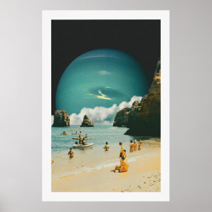 Póster Poster de Space Beach