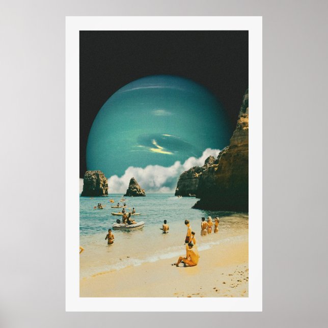 Póster Poster de Space Beach (Frente)