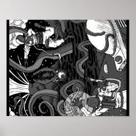 Póster Poster de Space Kraken