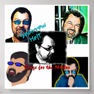 Póster Poster de Sparrow Holt "Songs for the Master"