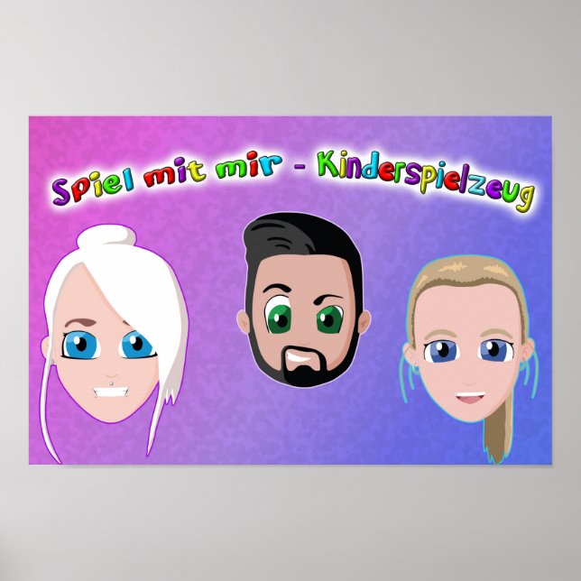 Póster Poster de Spiel mit mir Kinderspielzeug (Frente)