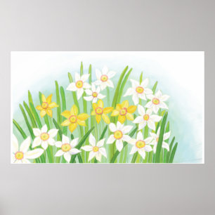 Póster Poster de Spring Daffodils