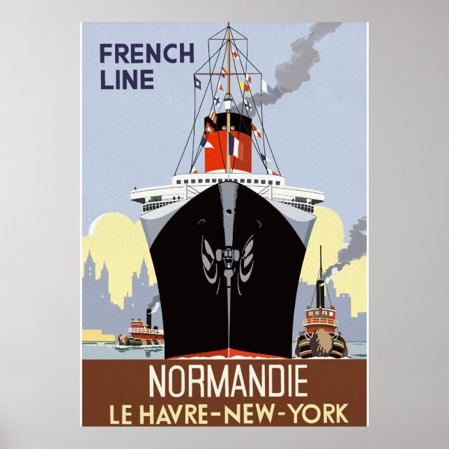 Póster POSTER de SS Normandie (Frente)