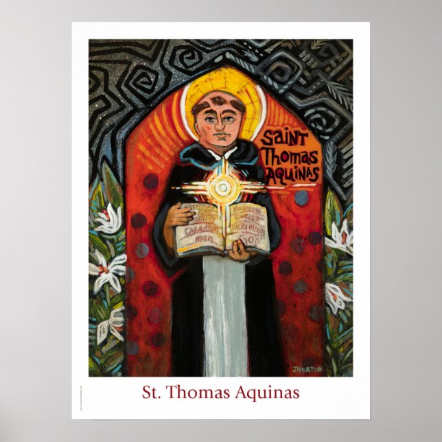 Póster Poster de St. Thomas Aquinas (Frente)