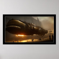 Poster de Steampunk Spaceship