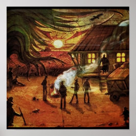 Póster poster de Steinbeck "Uvas de ira"