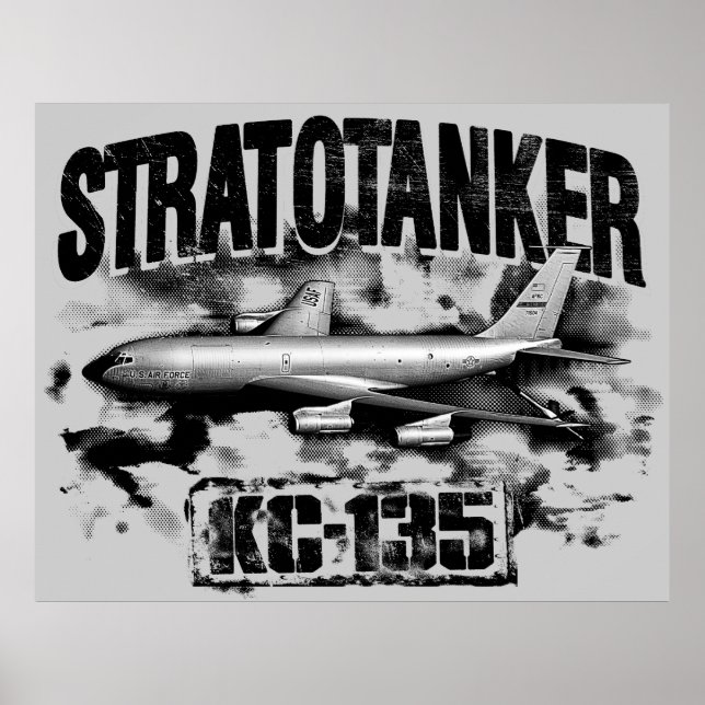 Póster Poster de Stratotanker KC-135 (Frente)