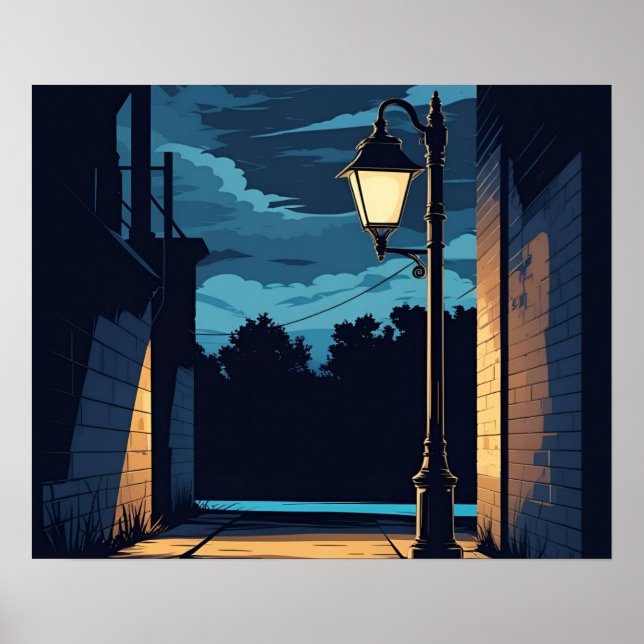 Póster Poster de Streetlamp en descomposición (Frente)