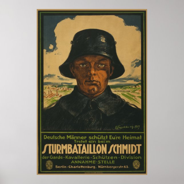 Póster Poster de Sturmbatallion Schmidt (Frente)