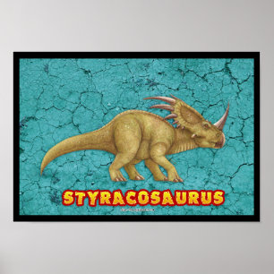 Póster Poster de Styracosaurus Deluxe