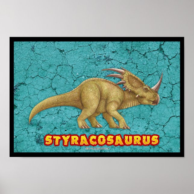 Póster Poster de Styracosaurus Deluxe (Frente)