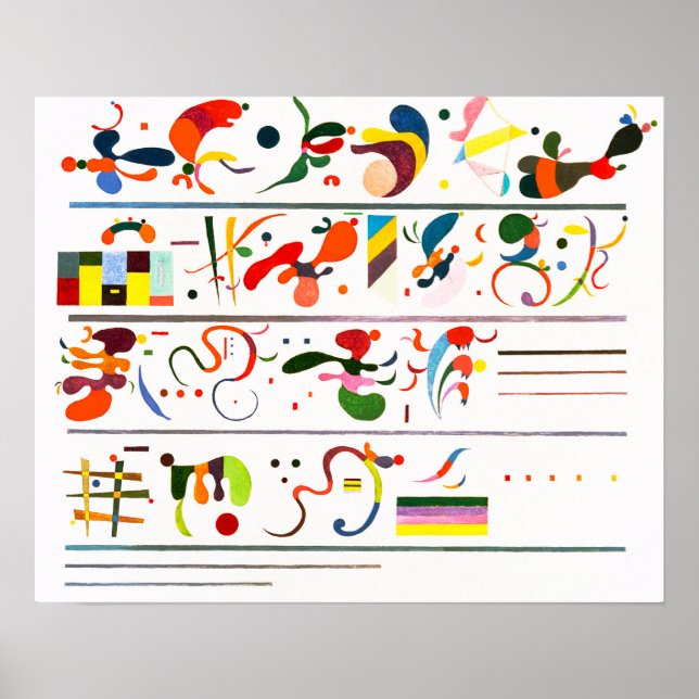 Póster Poster de sucesión de Kandinsky (Frente)