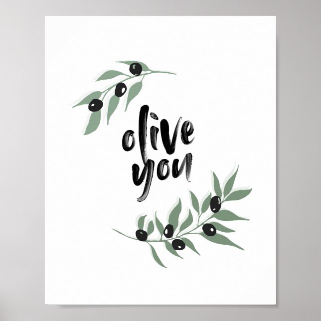 Póster poster de sucursal de Olive You | 8x10 (Frente)