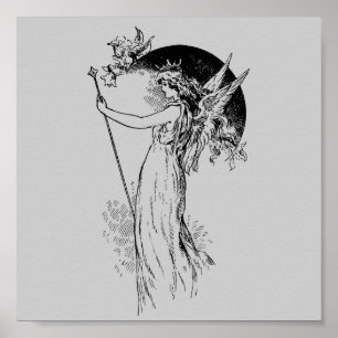 Póster Poster de sueño de la noche del verano medio