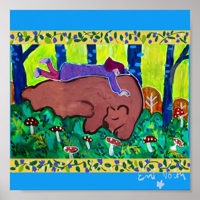 Póster Poster de sueño inmaduro (Frente)