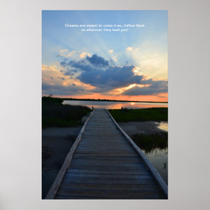 Póster Poster de sueño inspirador