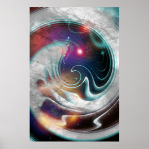 Póster Poster de sueños espaciales