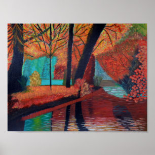 Póster Poster de sueños otoñales