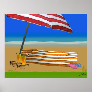 Póster Poster de Summer Beach Act2