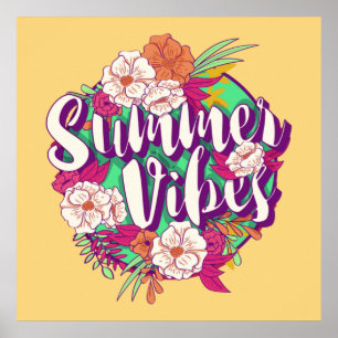 Póster Poster de Summer Vibes
