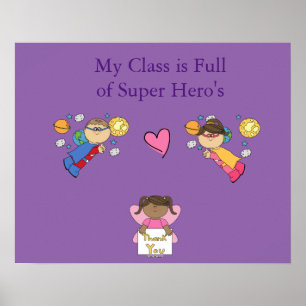 Póster Poster de Super Hero