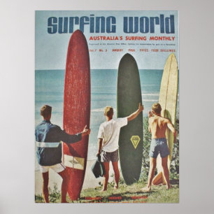 Póster Poster de Surfing de Australia   Surf   Surfista  